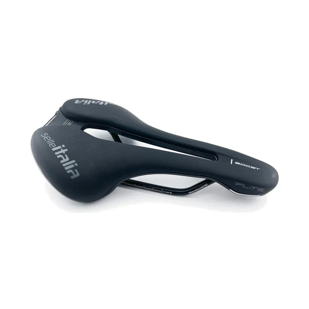 Siodełko SELLE ITALIA FLITE BOOST SUPERFLOW L Szyny Manganowe Czarne