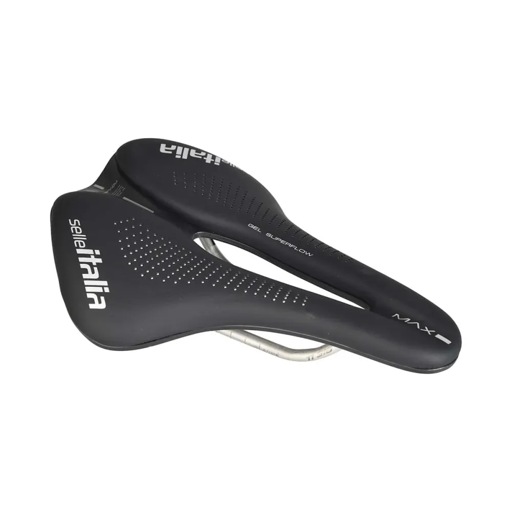 Siodełko SELLE ITALIA MAX NOVUS EVO BOOST GEL SUPERFLOW Rails Ti316 Black