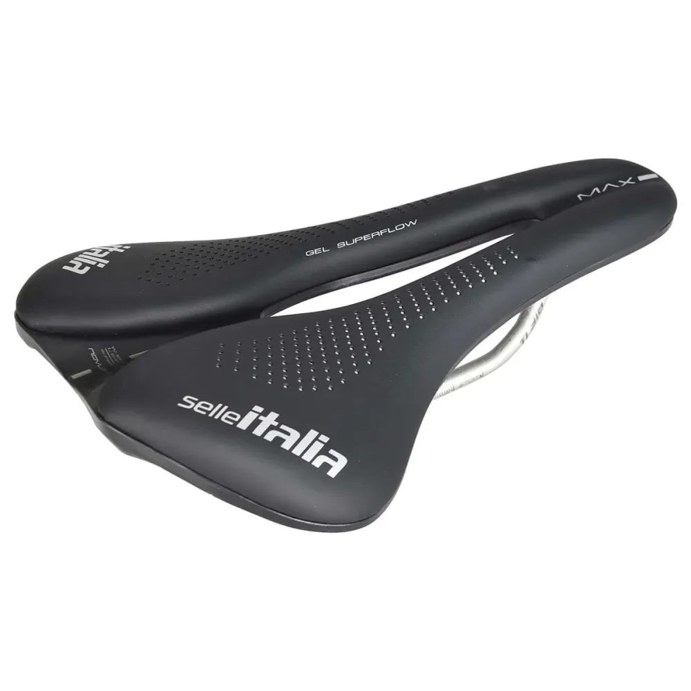 Siodełko SELLE ITALIA MAX NOVUS EVO BOOST GEL SUPERFLOW Rails Ti316 Black