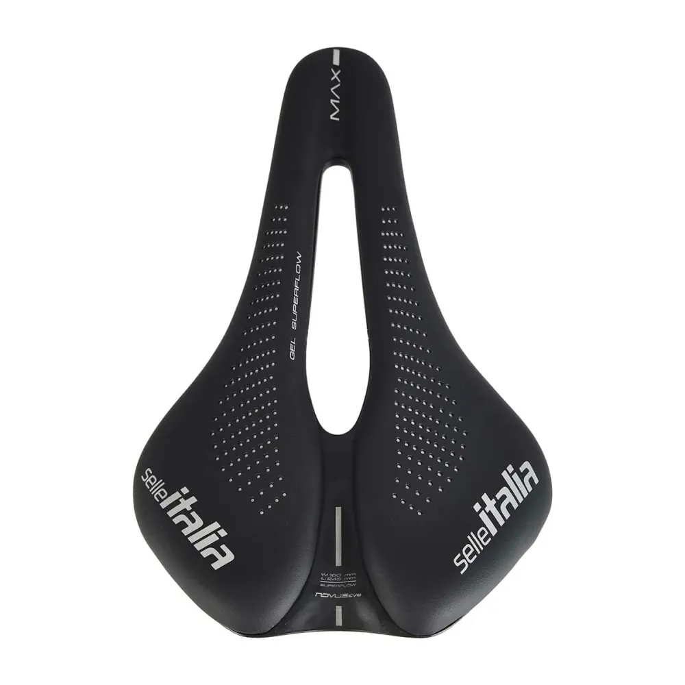 Siodełko SELLE ITALIA MAX NOVUS EVO BOOST GEL SUPERFLOW Rails Ti316 Black