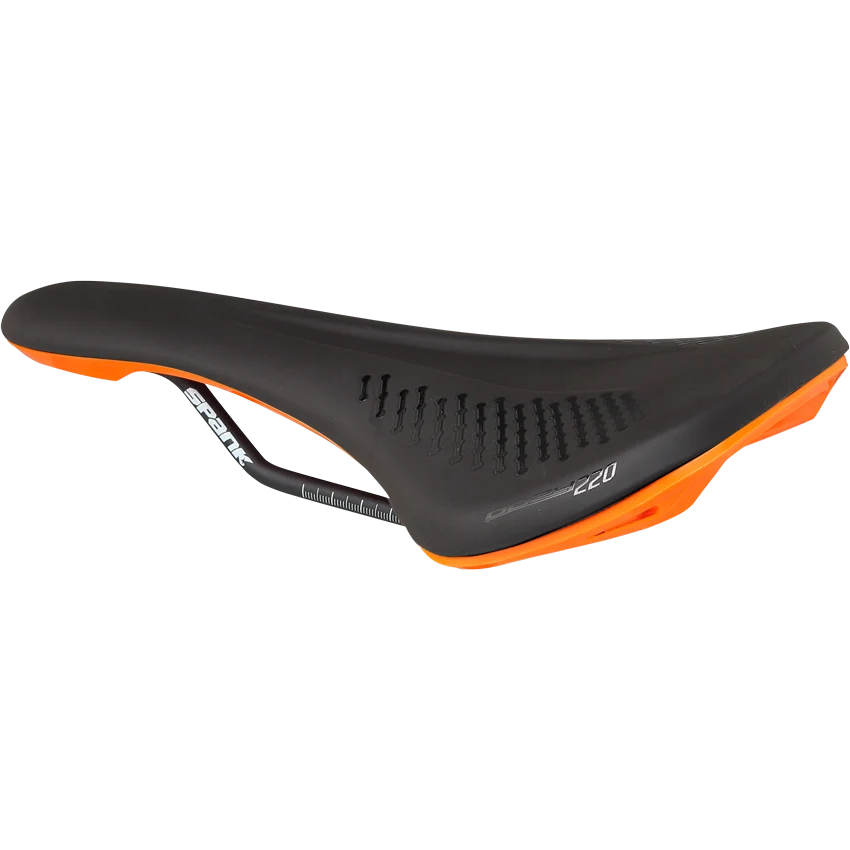 Siodełko SPANK OOZY 220 144mm CrN/Ti Rails Orange