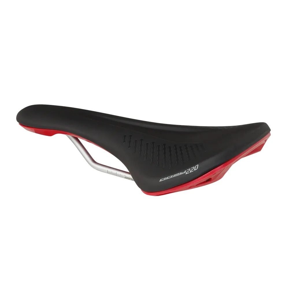 Siodełko SPANK OOZY 220 144mm CrN/Ti Rails Red
