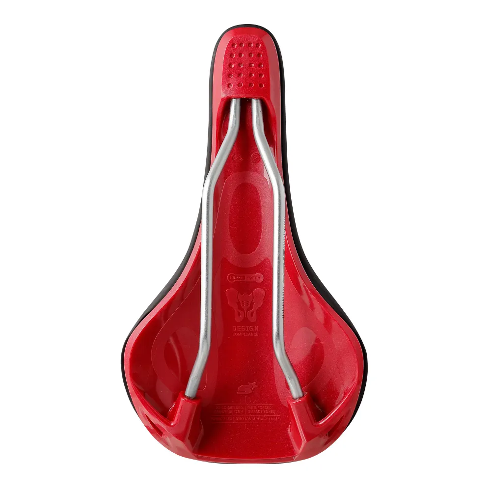 Siodełko SPANK OOZY 220 144mm CrN/Ti Rails Red