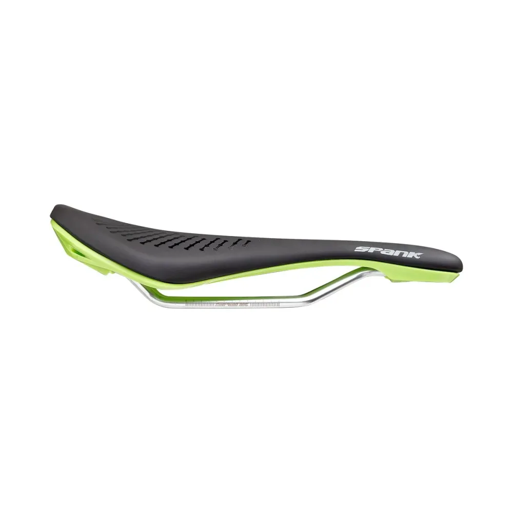 Siodełko SPANK OOZY 220 144mm CrN/Ti Rails Green
