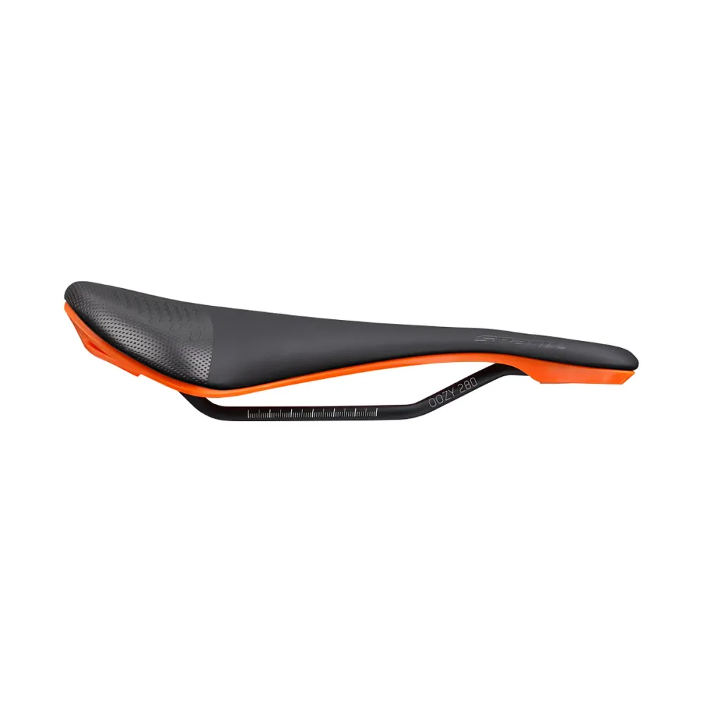 Siodełko SPANK OOZY 280 144mm CrMo Rails Orange