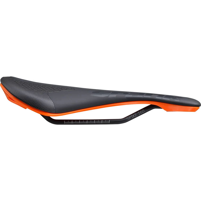 Siodło skórzane SPANK SPIKE 160 CrMo Rails Orange
