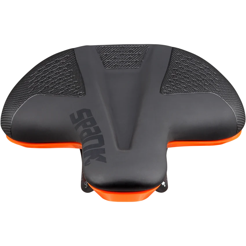 Siodło skórzane SPANK SPIKE 160 CrMo Rails Orange