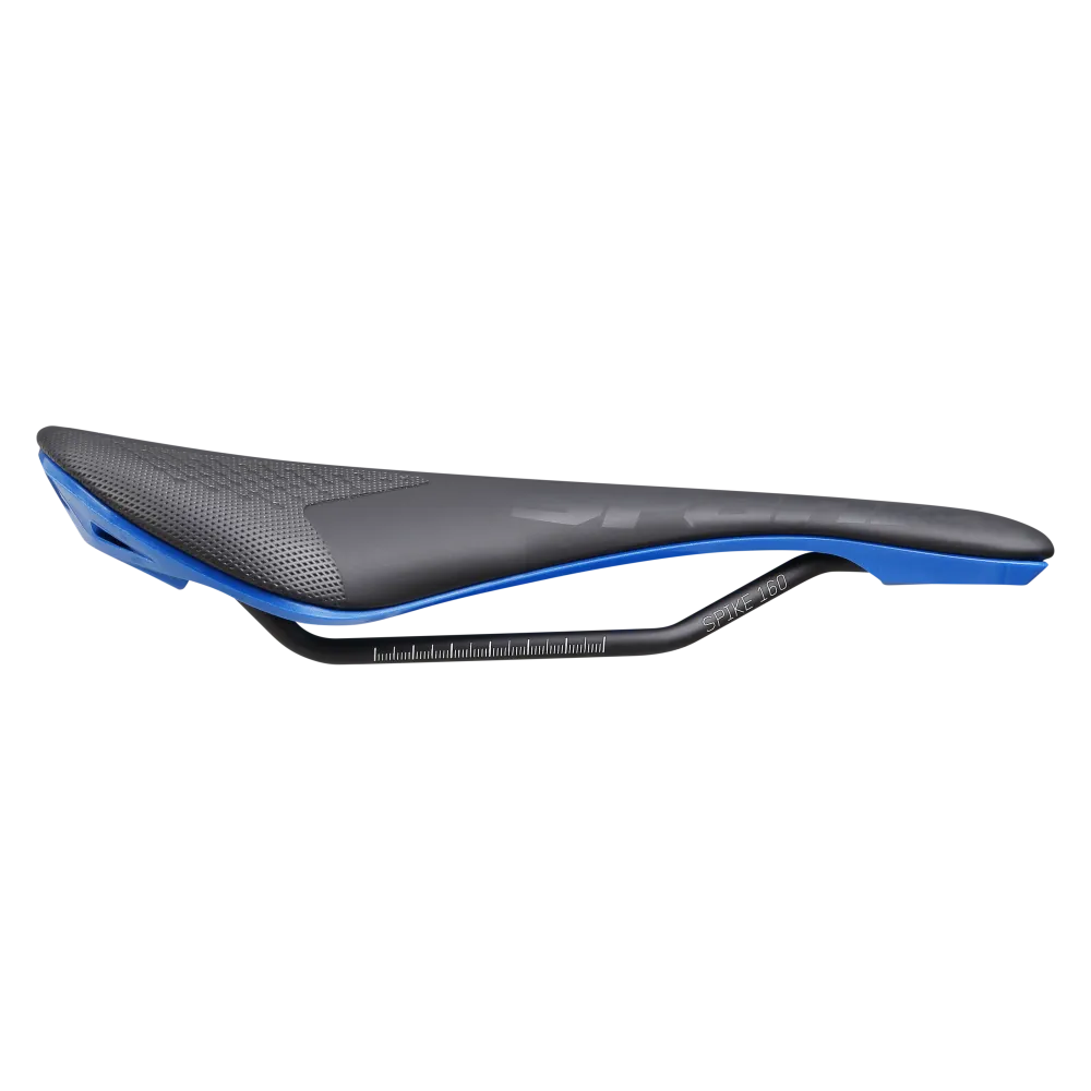 Siodło skórzane SPANK SPIKE 160 CrMo Rails Blue