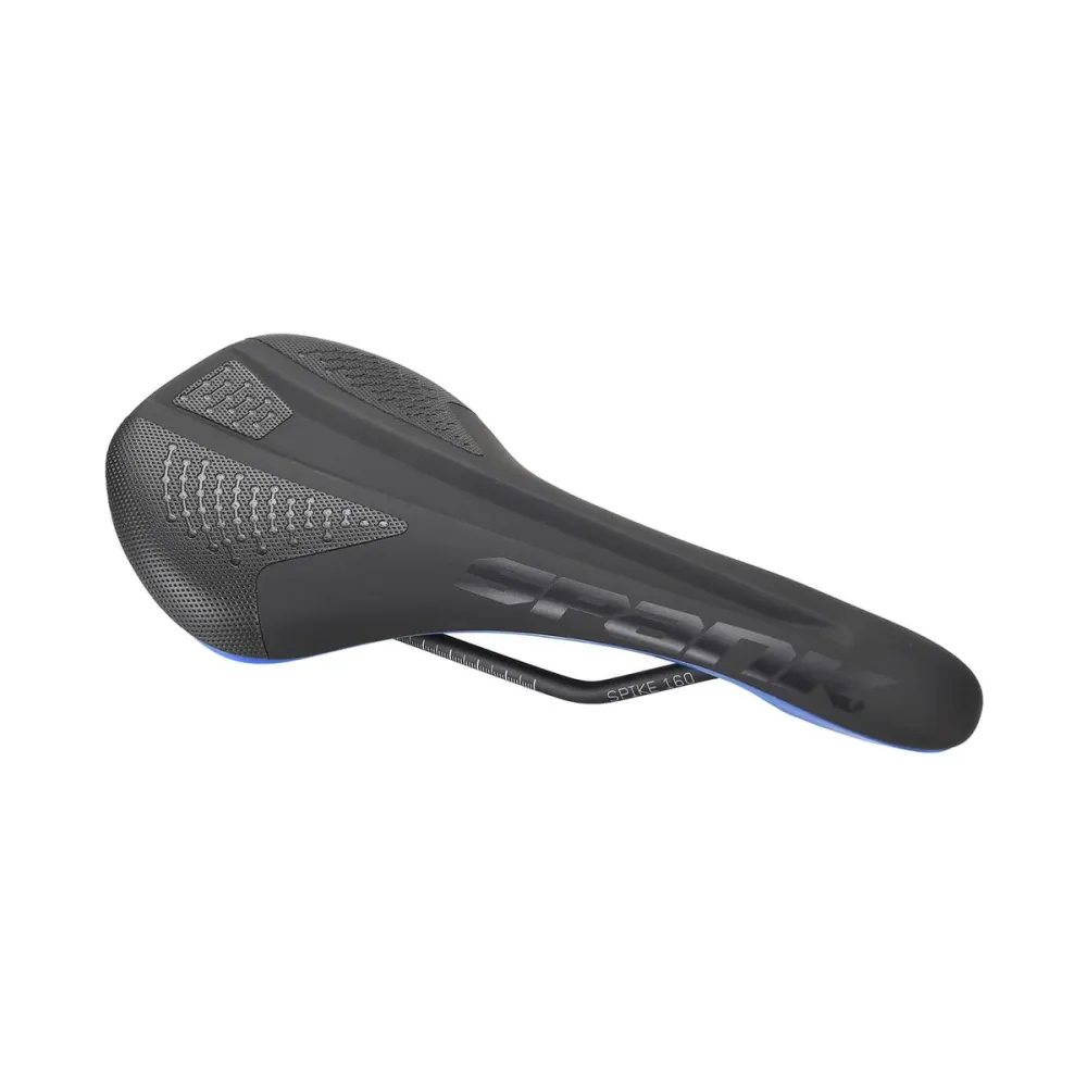 Siodło skórzane SPANK SPIKE 160 CrMo Rails Blue