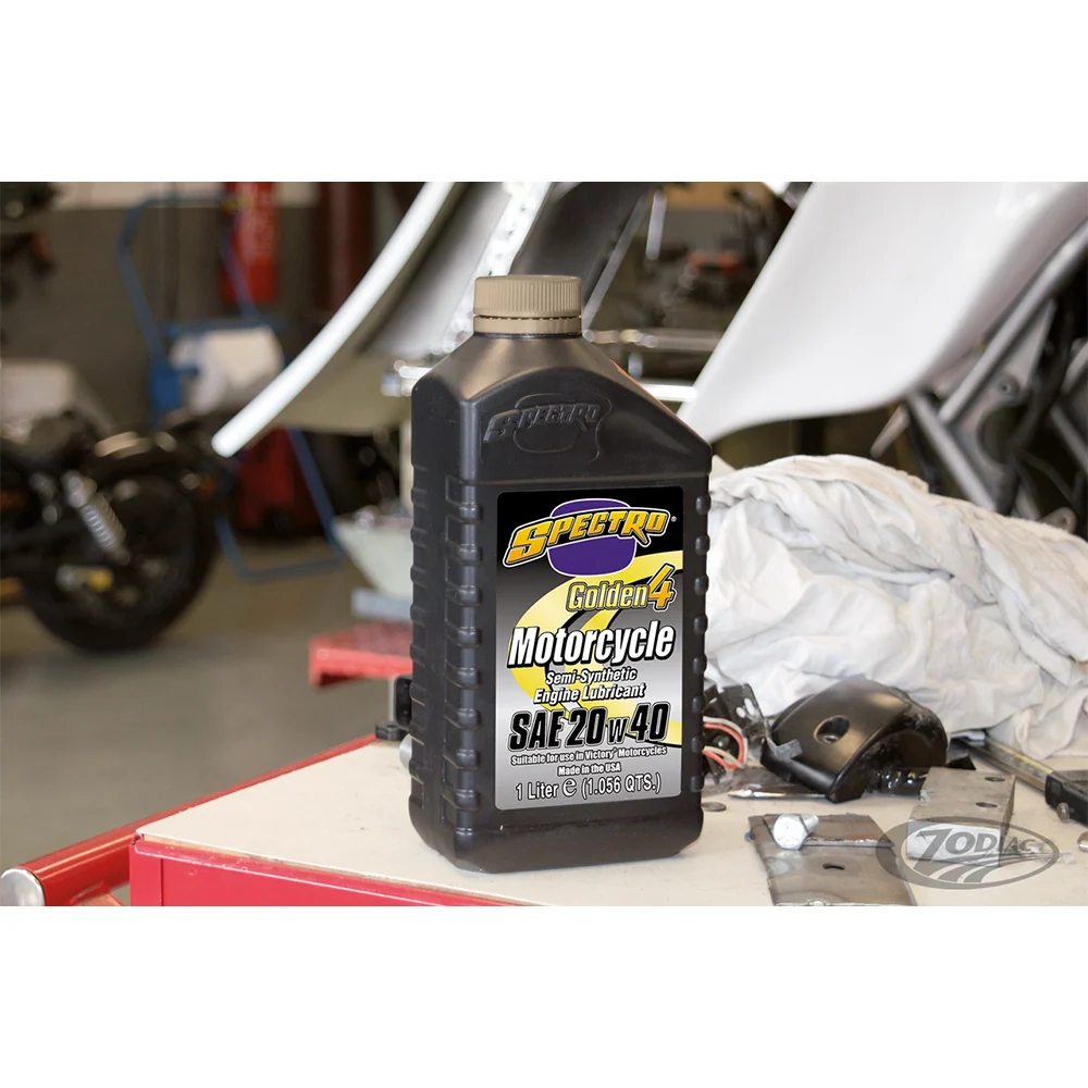 Spectro Golden 4 Motor Oil Semi-Synthetic 20W-40 1L