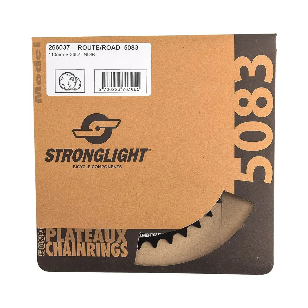 Tacka wewnętrzna 9/10V STRONGLIGHT ALU 5083 TYP S 110mm czarna