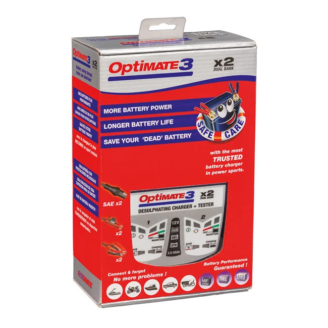 TecMate Optimate Ładowarka 3 X 2 12V
