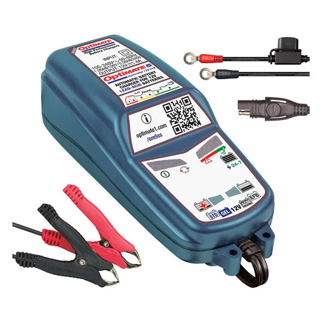TecMate Optimate 5 Ładowarka akumulatorów 12V Start-Stop i Deep Cycle