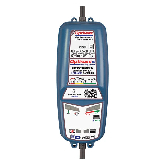TecMate Optimate 5 Ładowarka akumulatorów 12V Start-Stop i Deep Cycle