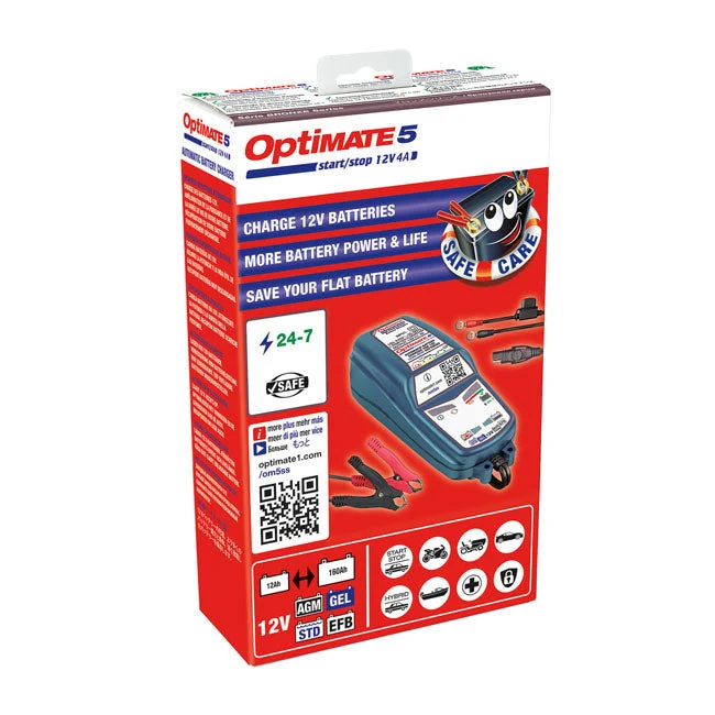 TecMate Optimate 5 Ładowarka akumulatorów 12V Start-Stop i Deep Cycle