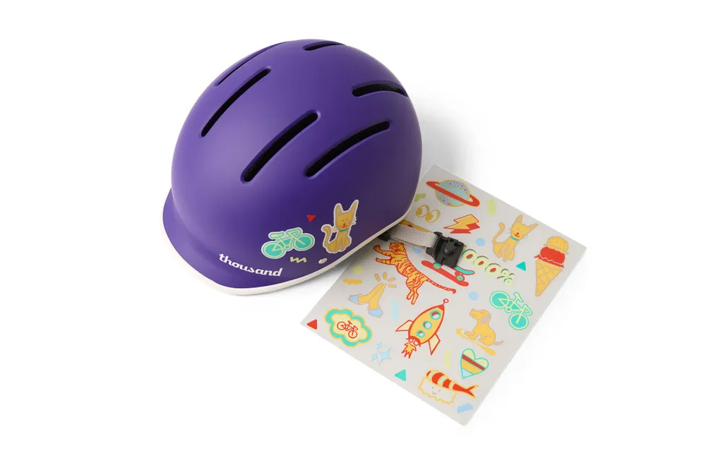 Kask Thousand Junior - Party Puple XS