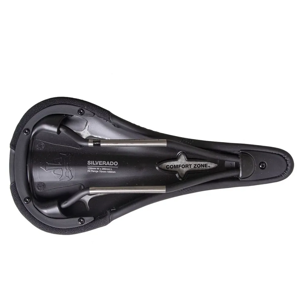 Tytanowe szyny WTB SILVERADO 135 mm czarne