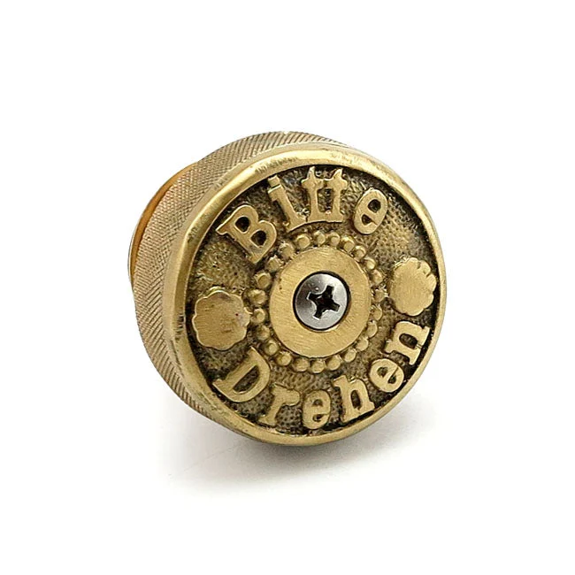 Wannabe Choppers Bitte Drehen Gas Cap Brass HD 83-95
