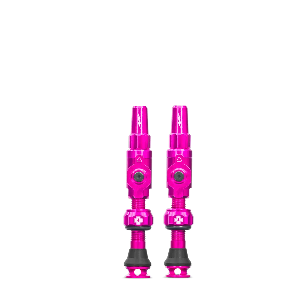 Zawory bezdętkowe MUC-OFF Big Bore Lite (Presta) Medium Pink