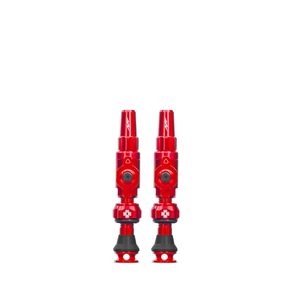 Zawory bezdętkowe MUC-OFF Big Bore Lite (Presta) Small Red