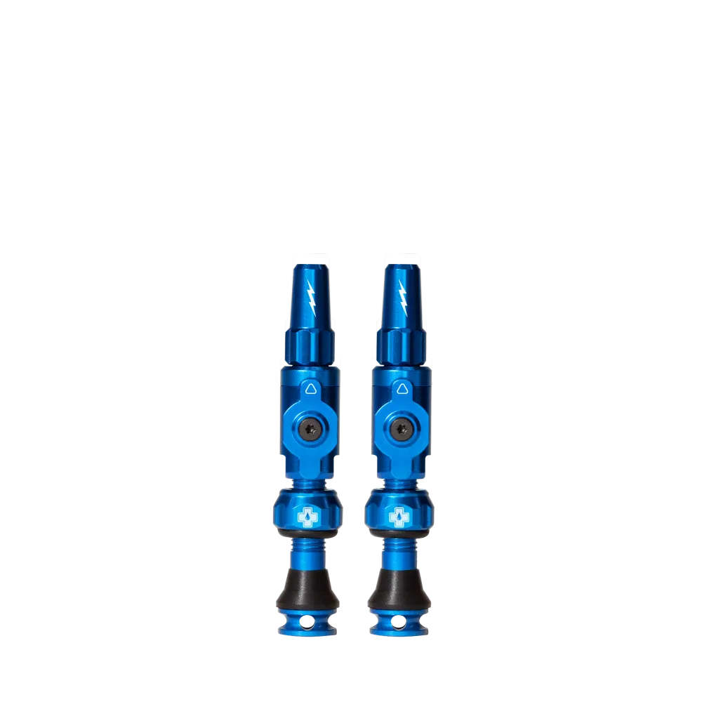Zawory bezdętkowe MUC-OFF Big Bore Lite (Presta) Small Blue