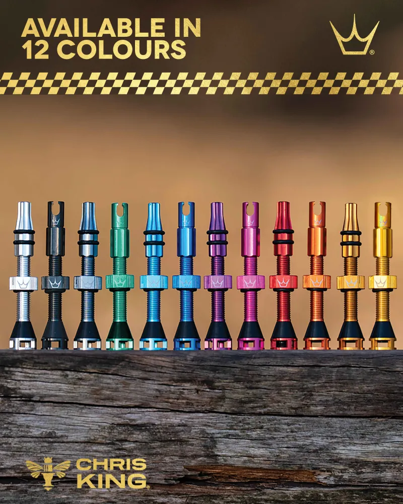 Zawory bezdętkowe PEATY'S HOLESHOT FAST FLOW 42 mm (x2) Petroleum