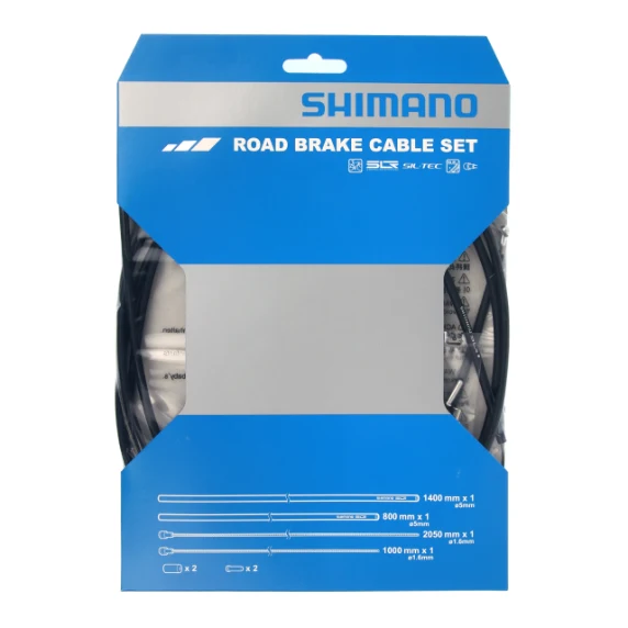 Zestaw linek i przewodów hamulcowych SHIMANO PTFE, czarny