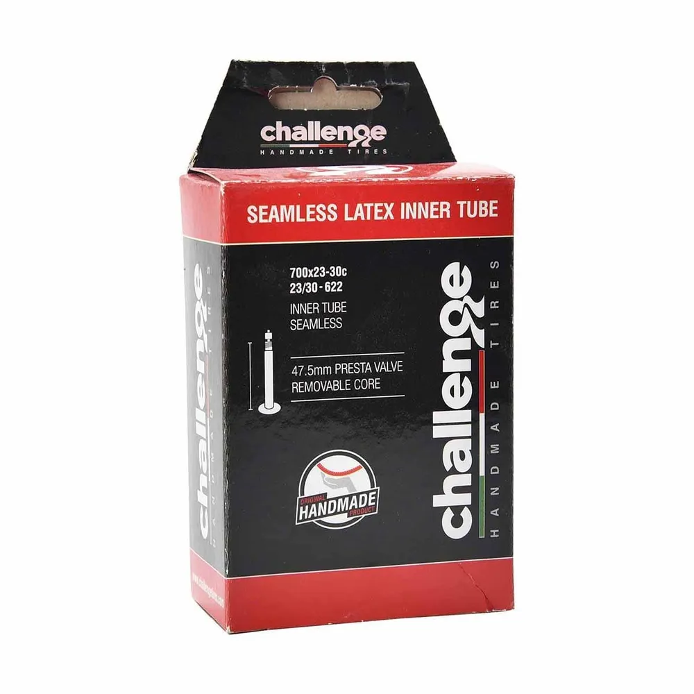 Dętka CHALLENGE LATEX ROAD 700x23/30c Presta 47mm