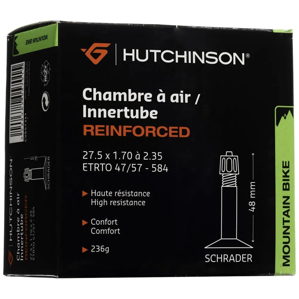 Dętka HUTCHINSON REINFORCED 27,5x 1,70 - 2,35 Schrader 48 mm