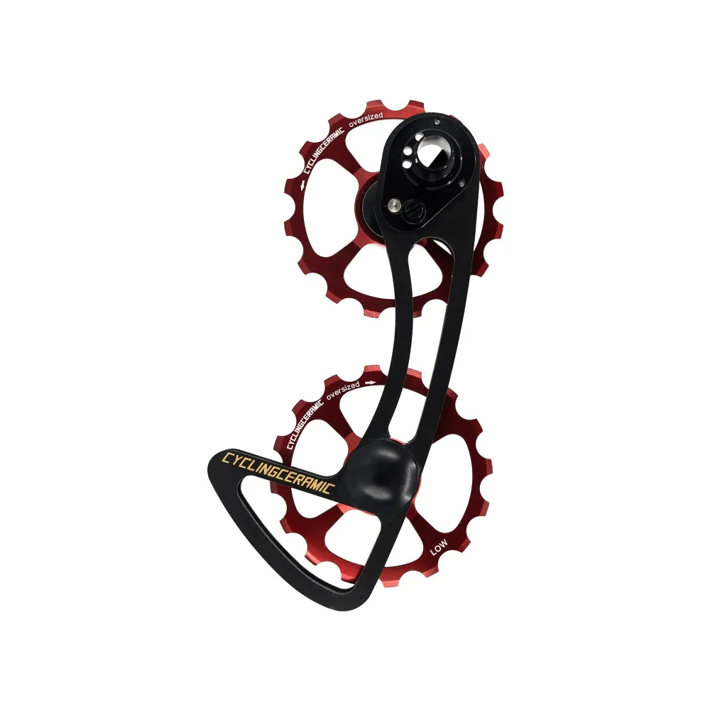Klatka tylnej przerzutki 10/11V CYCLINGCERAMIC 16/16 Shimano Red