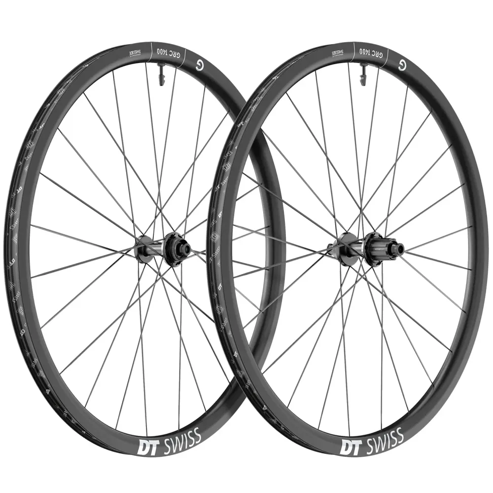 Para kół DT SWISS GRC 1400 DICUT 30 DISC przystosowanych do jazdy bezdętkowej (Centerlock)