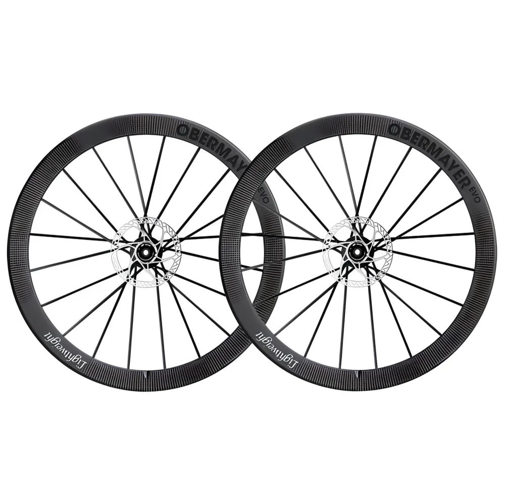 Para kół Lightweight Obermayer EVO Schwarz ED Tubeless Disc