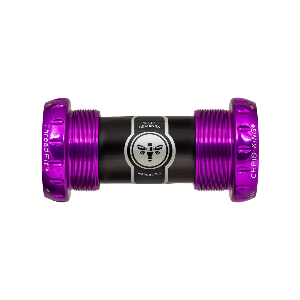 Mechanizm korbowy CHRIS KING ThreadFit 24 68/73mm Purple