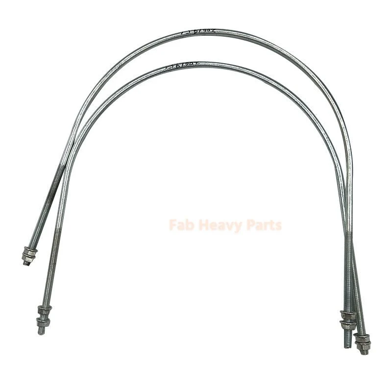 2-częściowy tłumik U Bolt 4420083 Pasuje do Hitachi ZX200 ZX210H ZX230 ZX240H ZX330 ZX350H ZX350W ZX500W