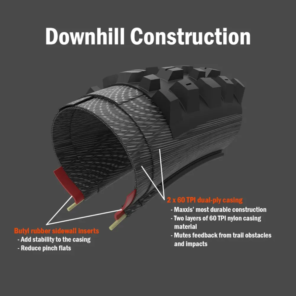 MAXXIS HIGH ROLLER III 27.5x2.40 WT 3C MaxxGrip DH Tubeless Ready Miękka opona czarna