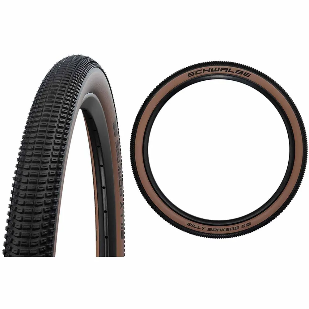 SCHWALBE BILLY BONKERS 26x2.10 ADDIX Opona dętkowa miękka czarna/brązowa