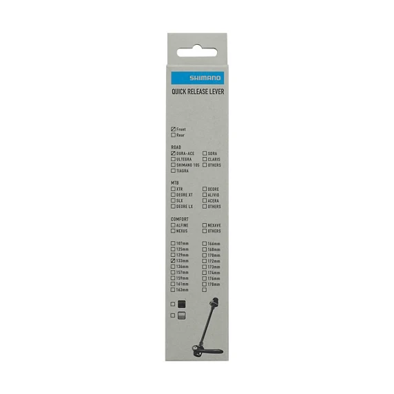 Blokada przedniego koł SHIMANO 133 mm WH-R9200-C50