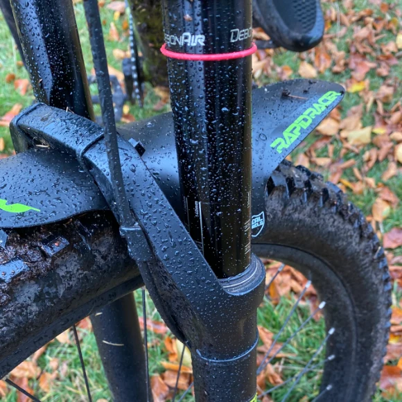 RRP EnduroGuard Duży błotnik (widelce od 120 do 200 mm) czarny/żółty