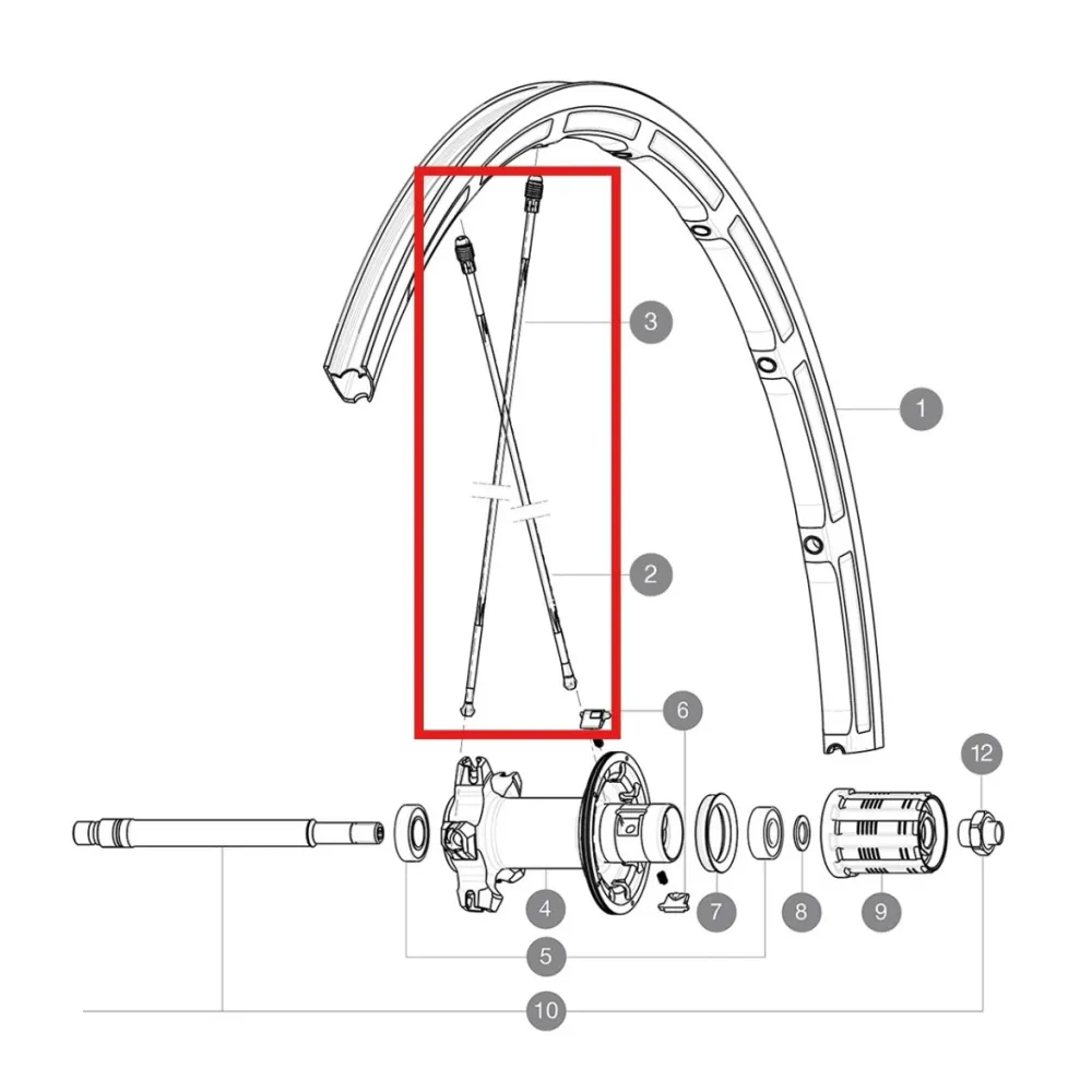 Zestaw 10 MAVIC KSYRIUM PRO 275mm Ar Szprychy M7/7 Nyple