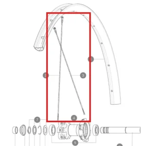 Zestaw 12 szprych MAVIC CROSSMAX LIGHT 29'' 294mm Ar