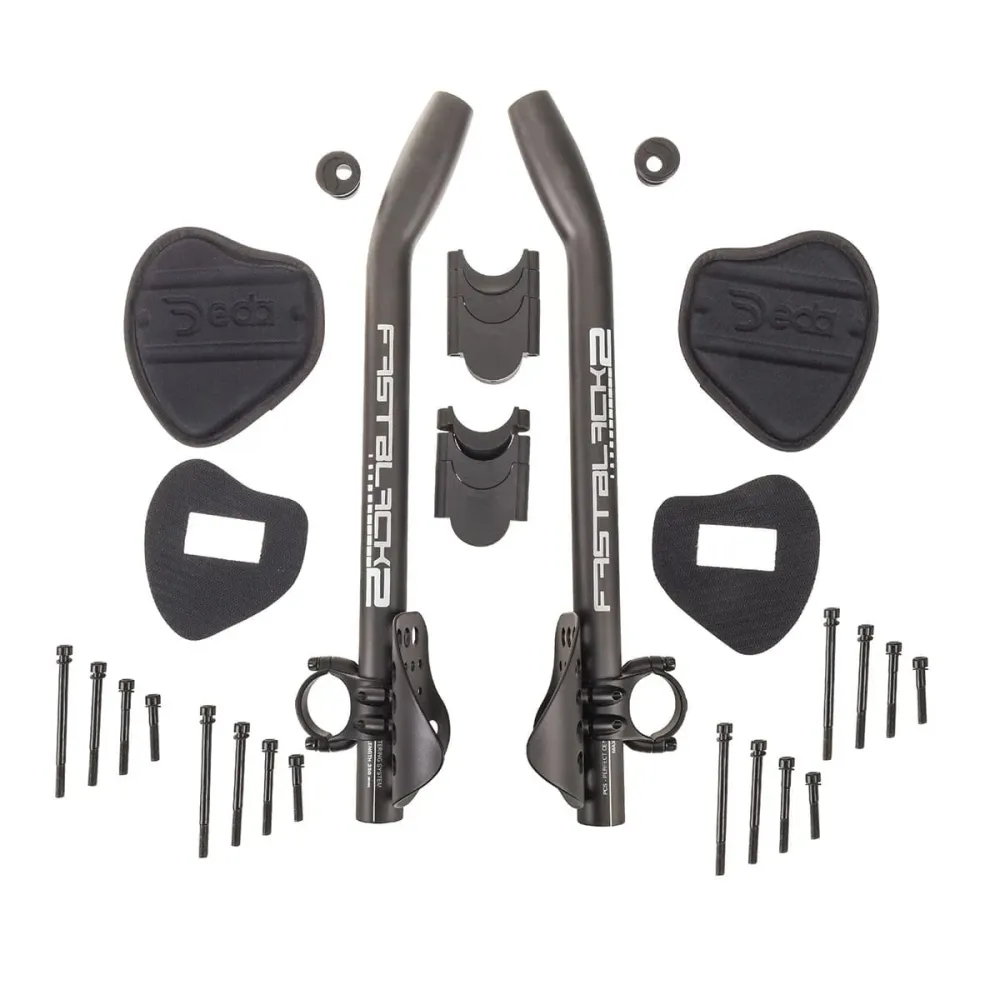 DEDA FAST BLACK 2 przedłużacze wieszaka 31,7 mm
