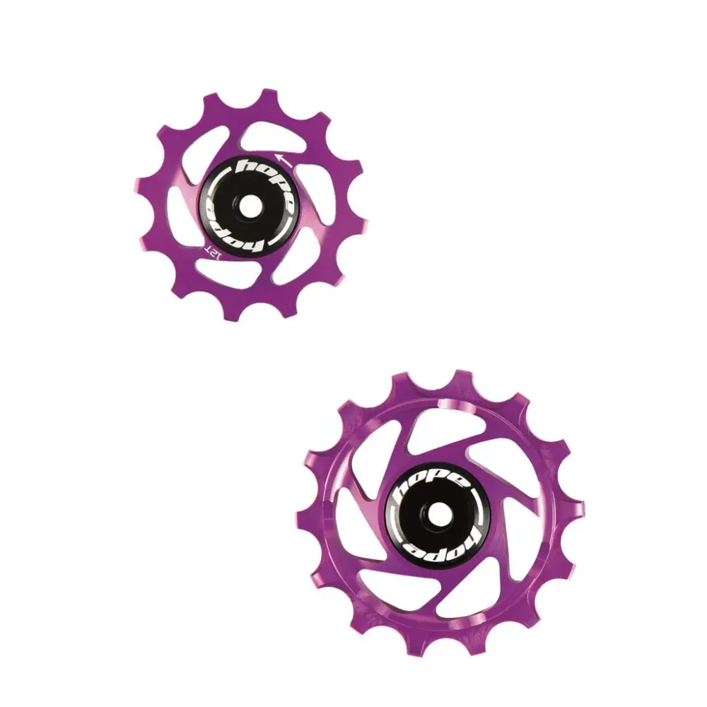 Klatka przerzutki tylnej HOPE SRAM Eagle 12V, rolki 12/14 zębów, fioletowa