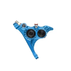 Przedni zacisk hamulcowy HOPE RX4+ SL FMF (+20) 70mm 4 tłoczki DOT Blue