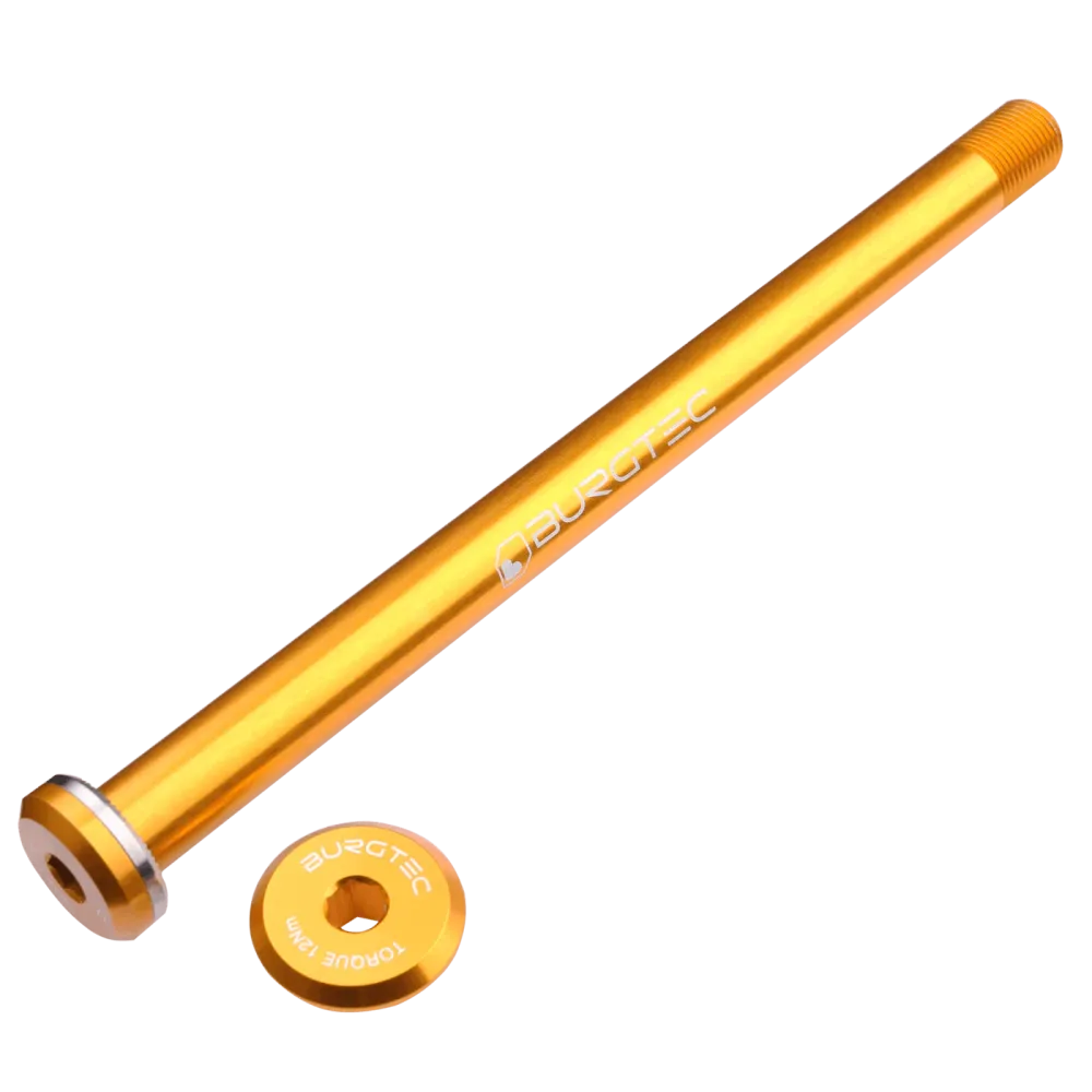 Oś tylnego koł BURGTEC 168,5 mm do ram Santa Cruz Gold