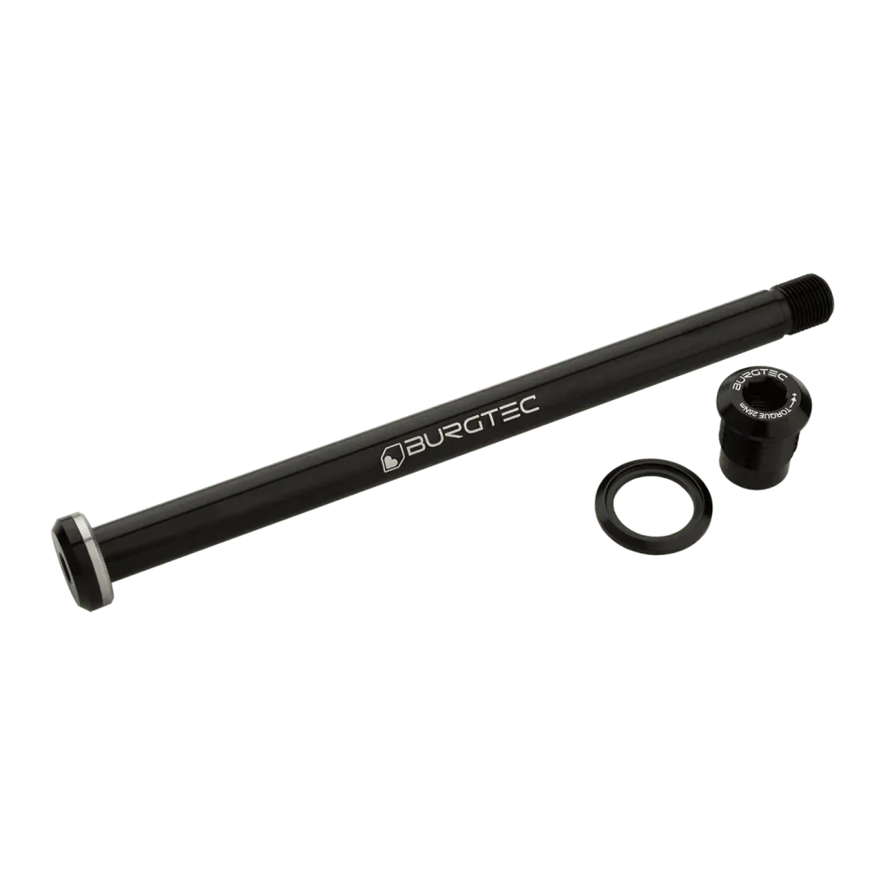 Oś tylnego koł BURGTEC 174 mm do ramy Yeti czarna