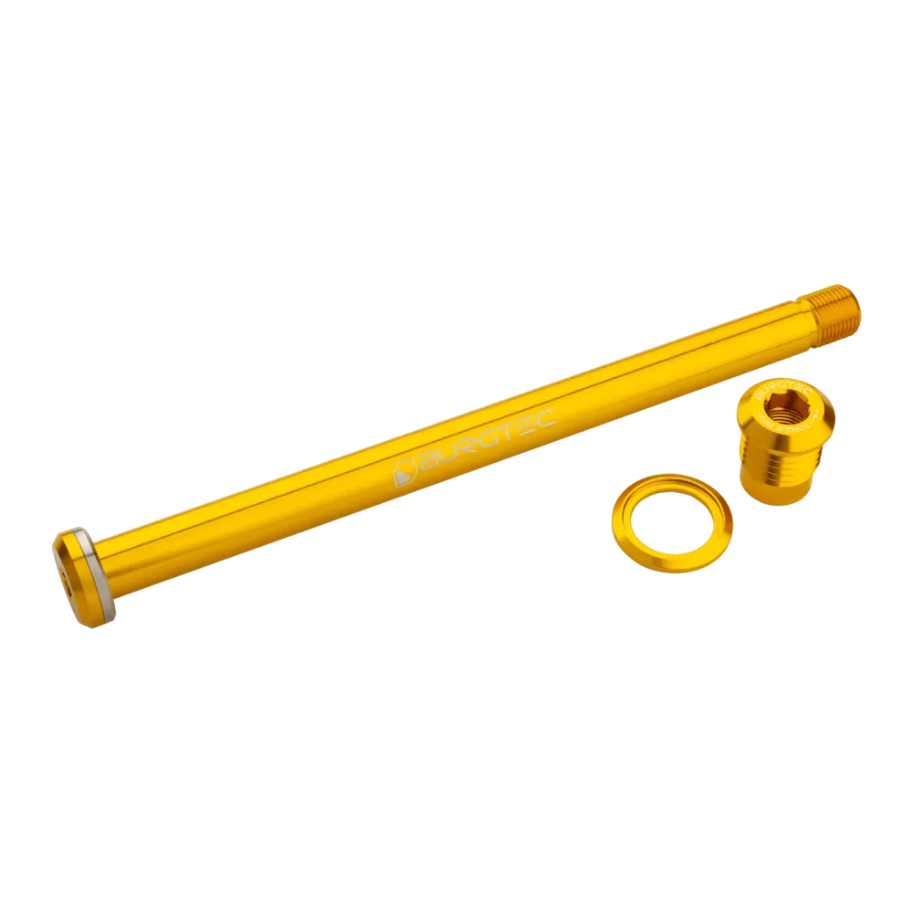 Oś tylnego koł BURGTEC 174 mm do ramy Yeti Gold