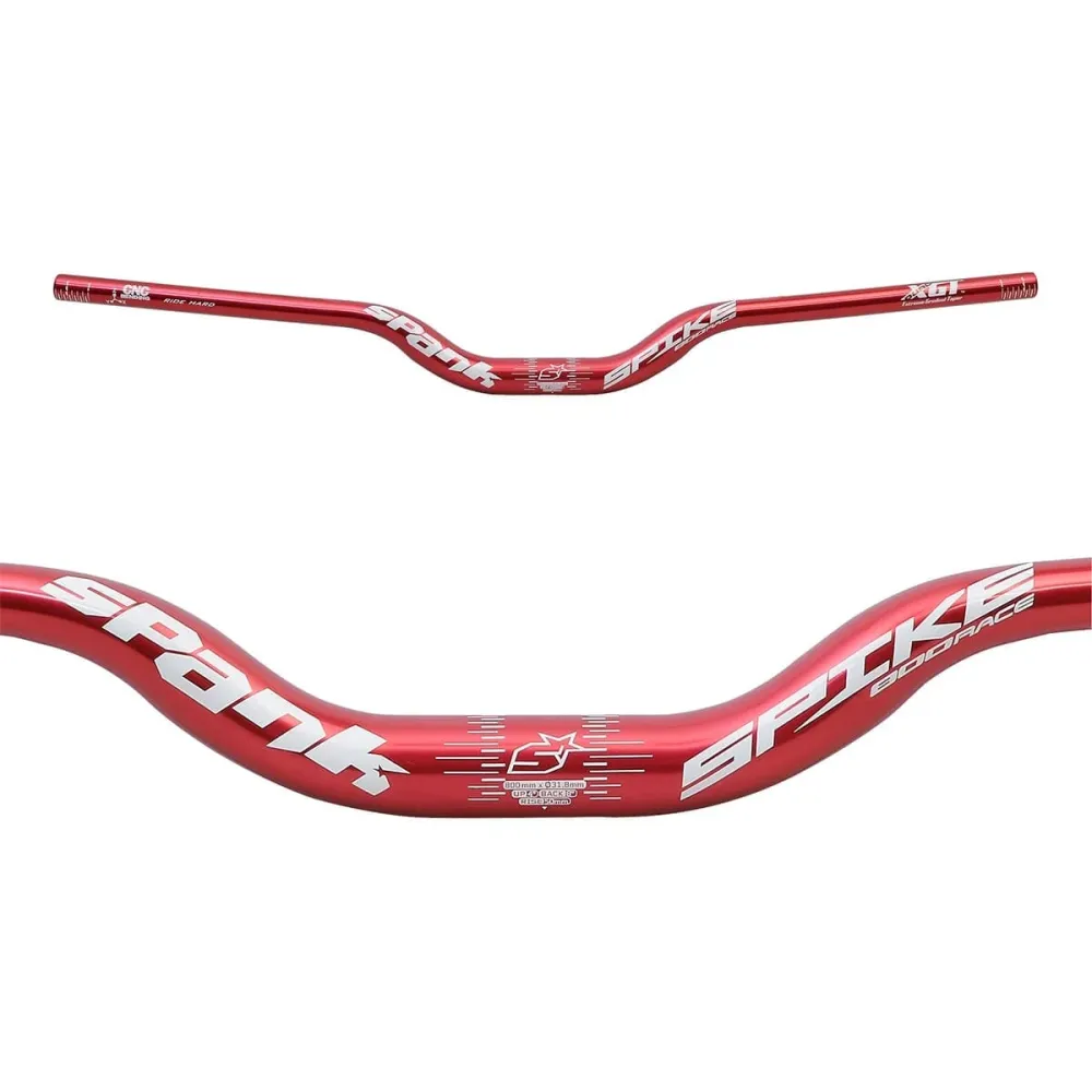 Kierownica SPANK SPIKE 800 RACE Rise 50mm 800mm czerwona