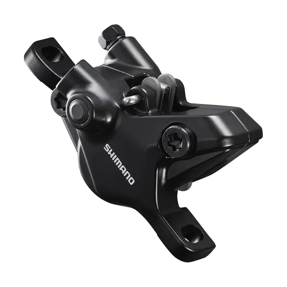 Czarny zacisk hamulca tarczowego SHIMANO MT410