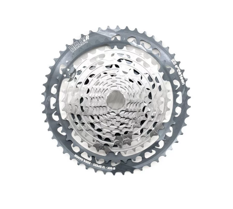 Kaseta 12V E-THIRTEEN Helix Race Gravel Cassette szara